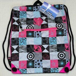 NWT FUEL Waterproof Drawstring Pouch Bag - Multicolor - 18" x 14 3/4" - New